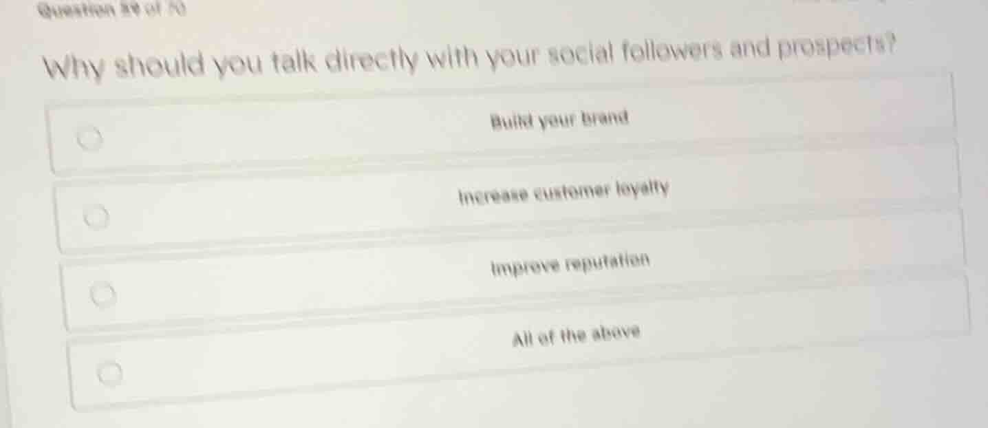 why should you talk directly with your social followers and prospects? …