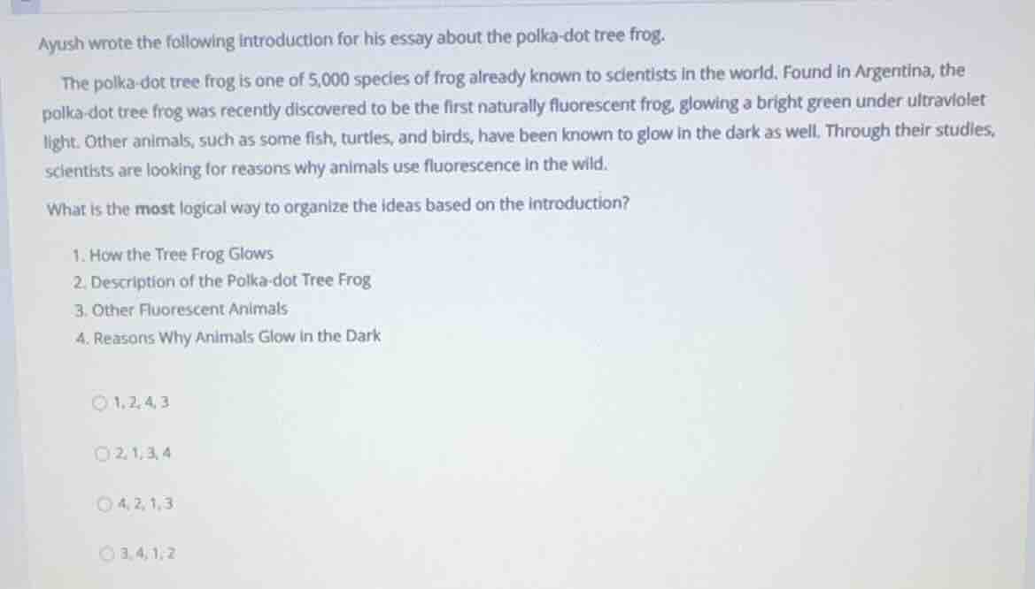 ayush wrote the following introduction for his essay about the polka-do…