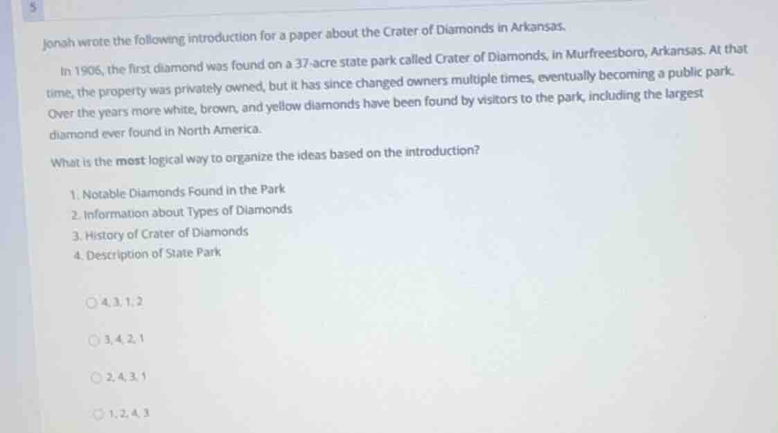 jonah wrote the following introduction for a paper about the crater of …