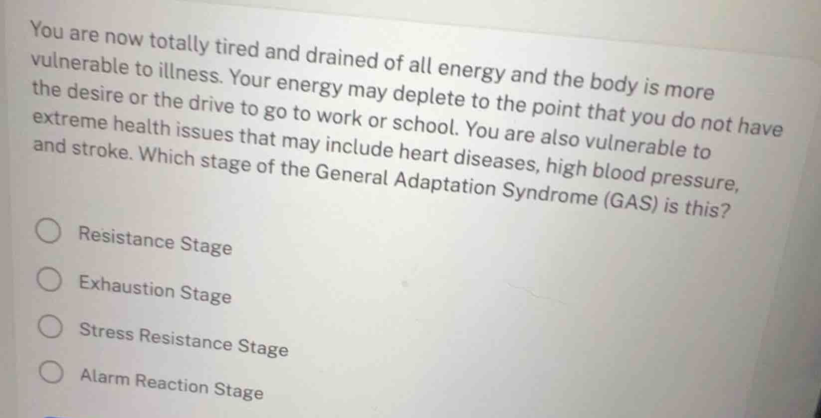 you are now totally tired and drained of all energy and the body is mor…