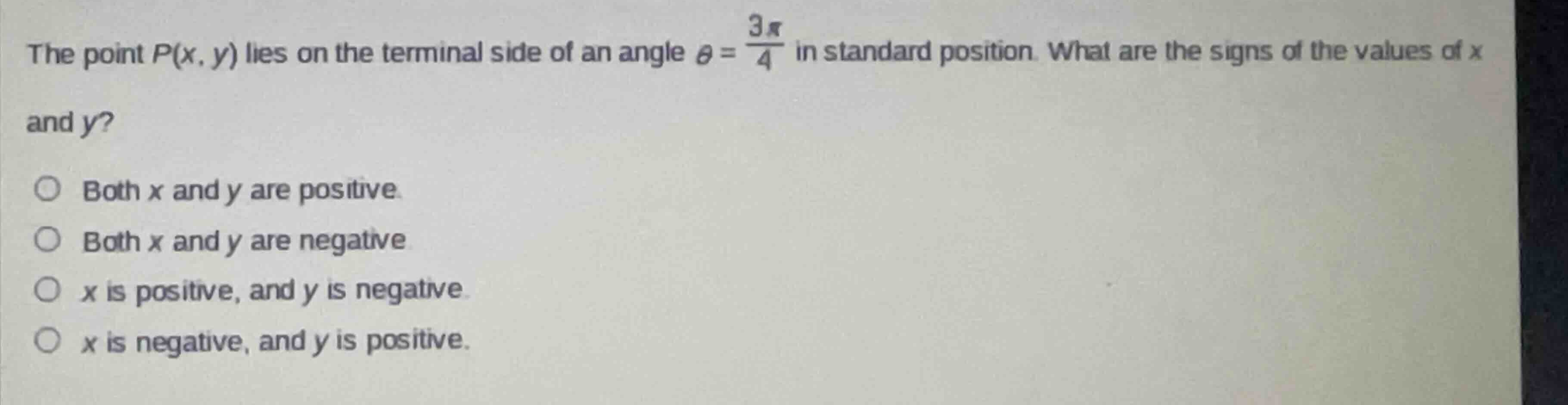 the point \\(p(x, y)\\) lies on the terminal side of an angle \\(\\thet…