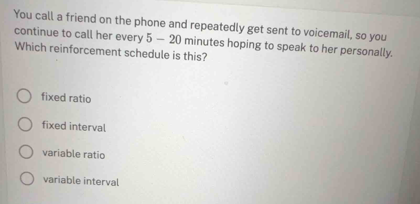 you call a friend on the phone and repeatedly get sent to voicemail, so…