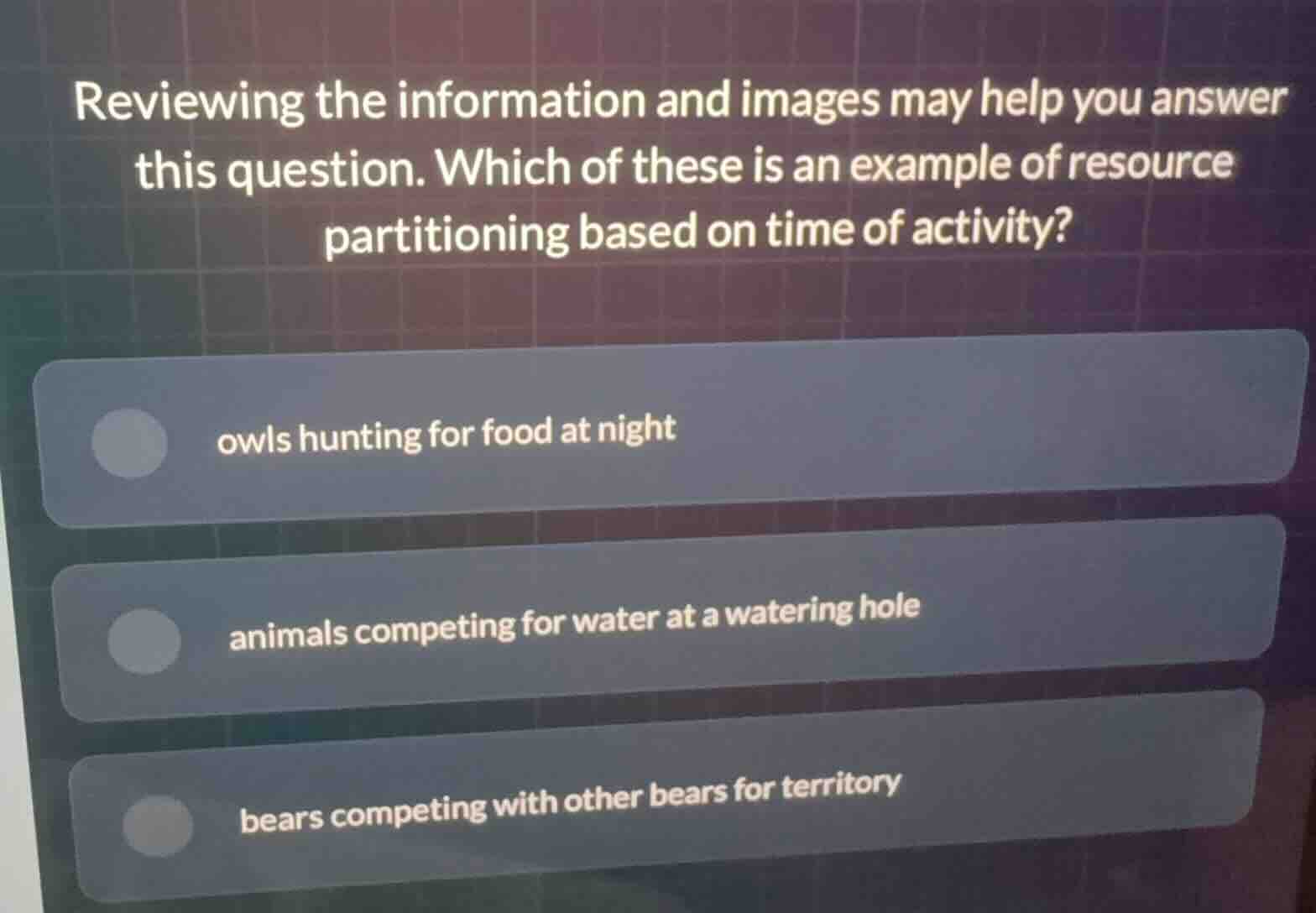 reviewing the information and images may help you answer this question.…