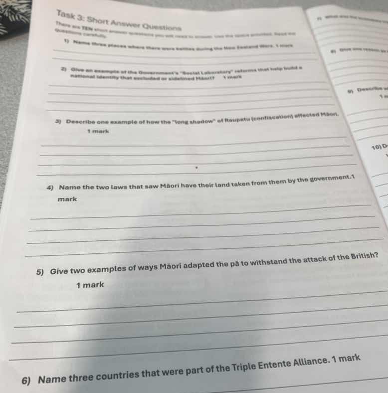 task 3: short answer questions there are ten short answer questions you…