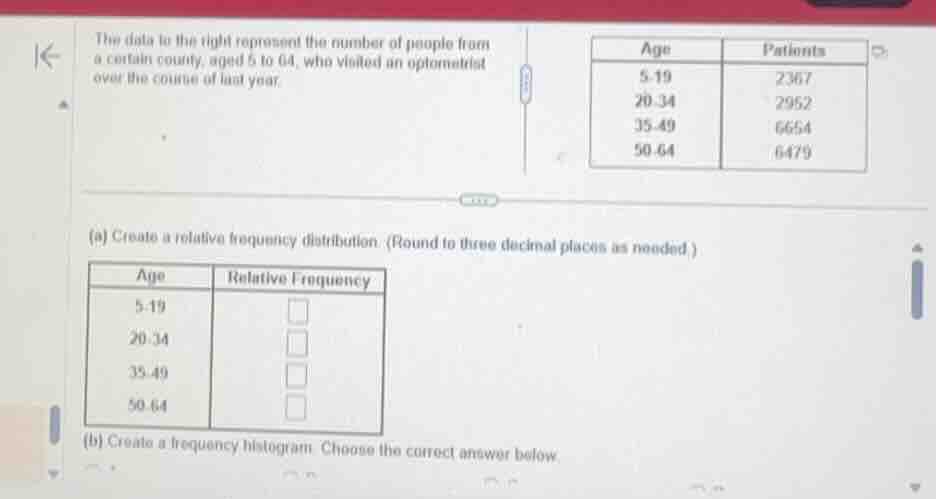 the data to the right represent the number of people from a certain cou…