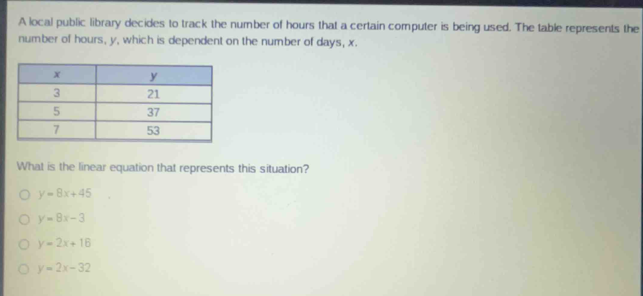 a local public library decides to track the number of hours that a cert…