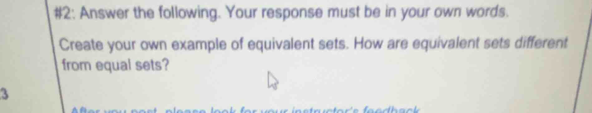 #2: answer the following. your response must be in your own words. crea…