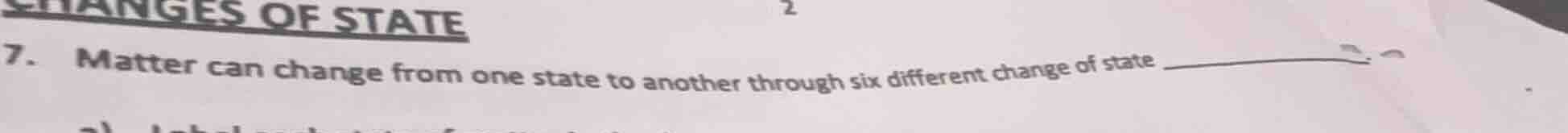 changes of state 7. matter can change from one state to another through…