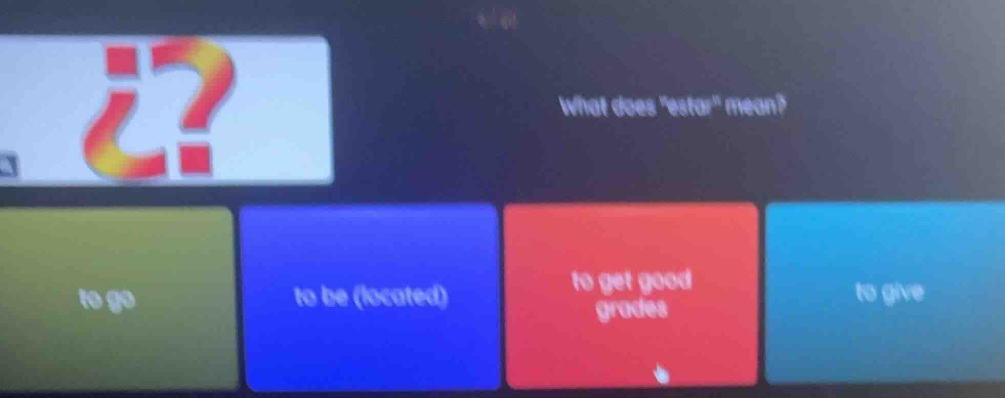 what does \estar\ mean? to go to be (located) to get good grades to give