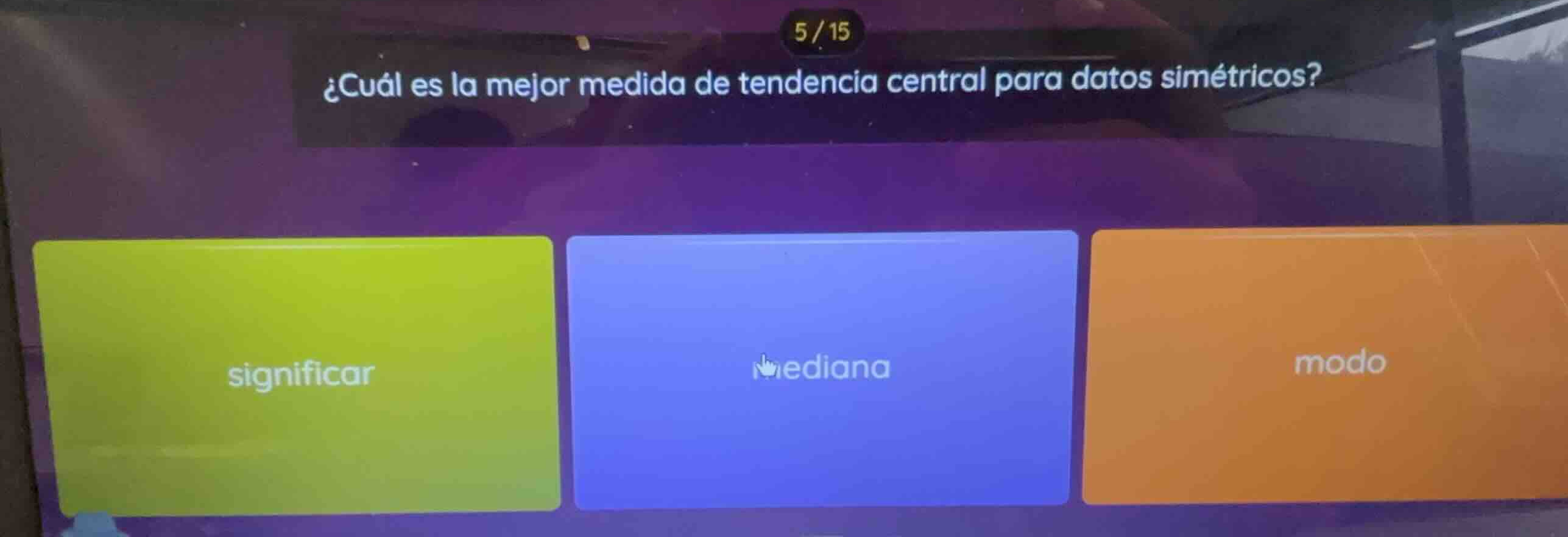 ¿cuál es la mejor medida de tendencia central para datos simétricos? si…