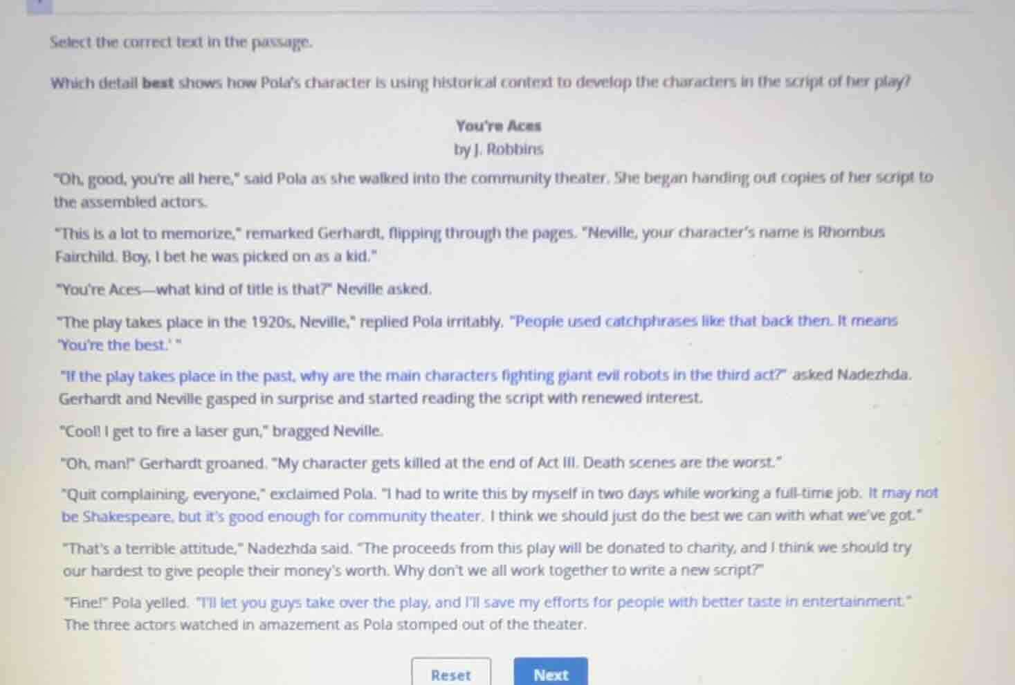 select the correct text in the passage. which detail best shows how pol…