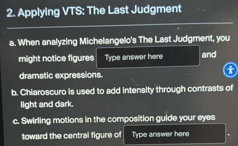 2. applying vts: the last judgment a. when analyzing michelangelos the …