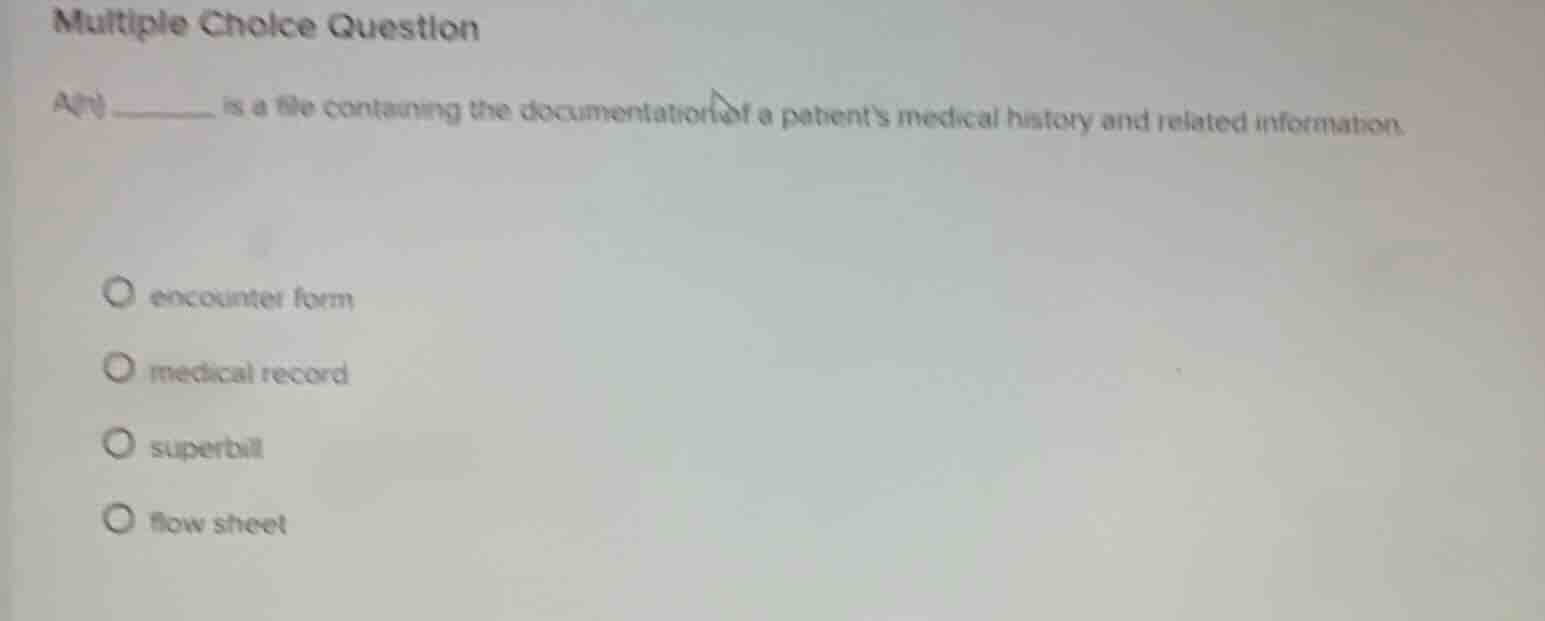 multiple choice question a(n) ______ is a file containing the documenta…