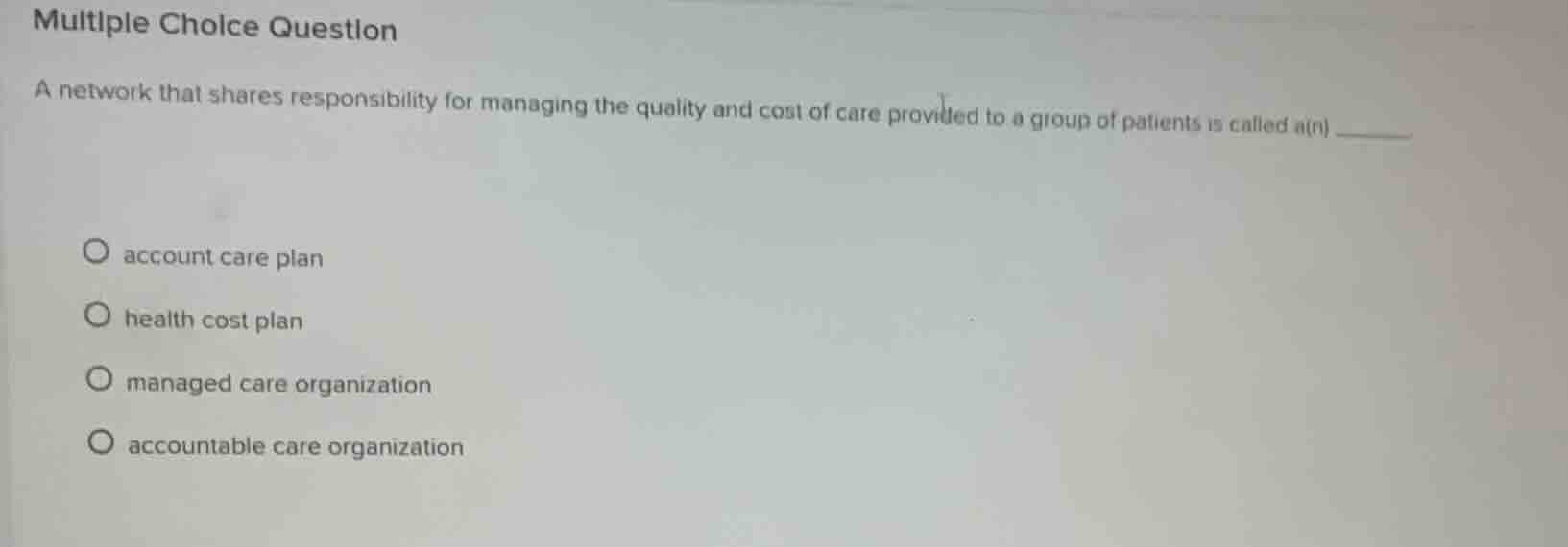 multiple choice question a network that shares responsibility for manag…