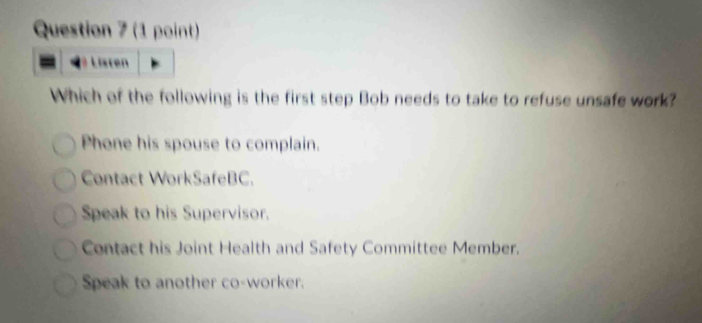 question 7 (1 point) which of the following is the first step bob needs…
