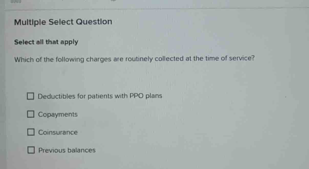 multiple select question select all that apply which of the following c…