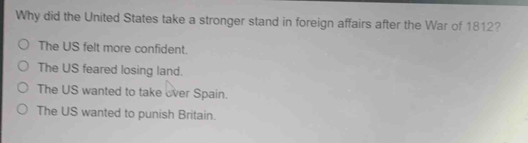 why did the united states take a stronger stand in foreign affairs afte…