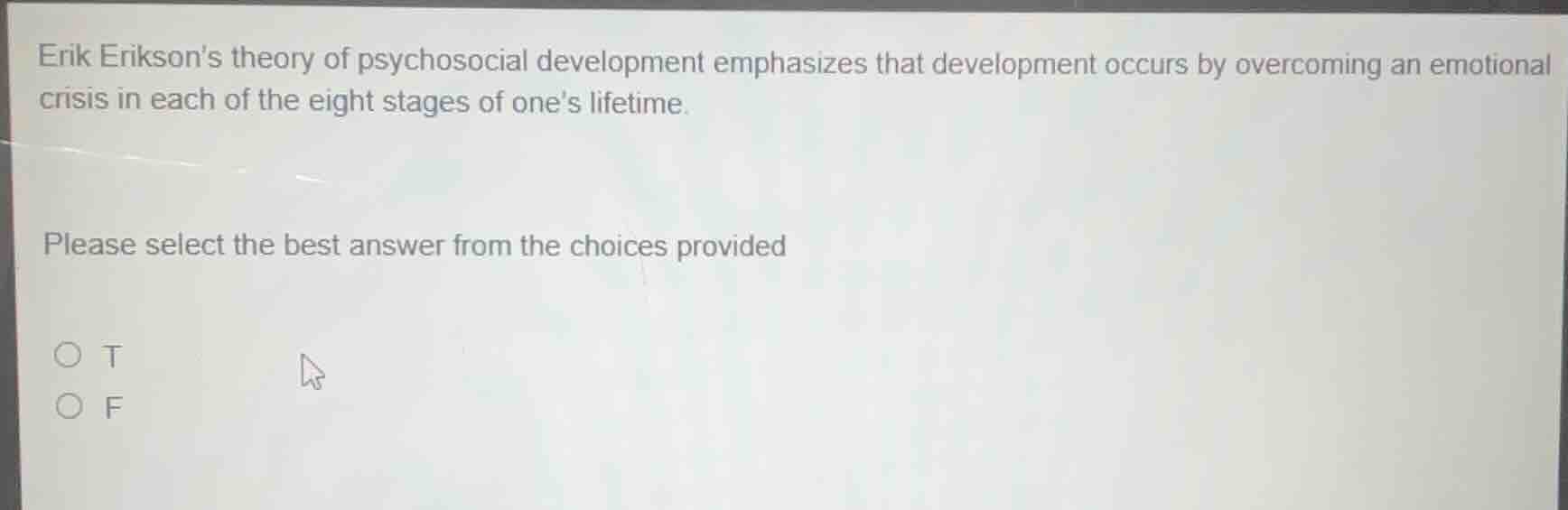 erik eriksons theory of psychosocial development emphasizes that develo…