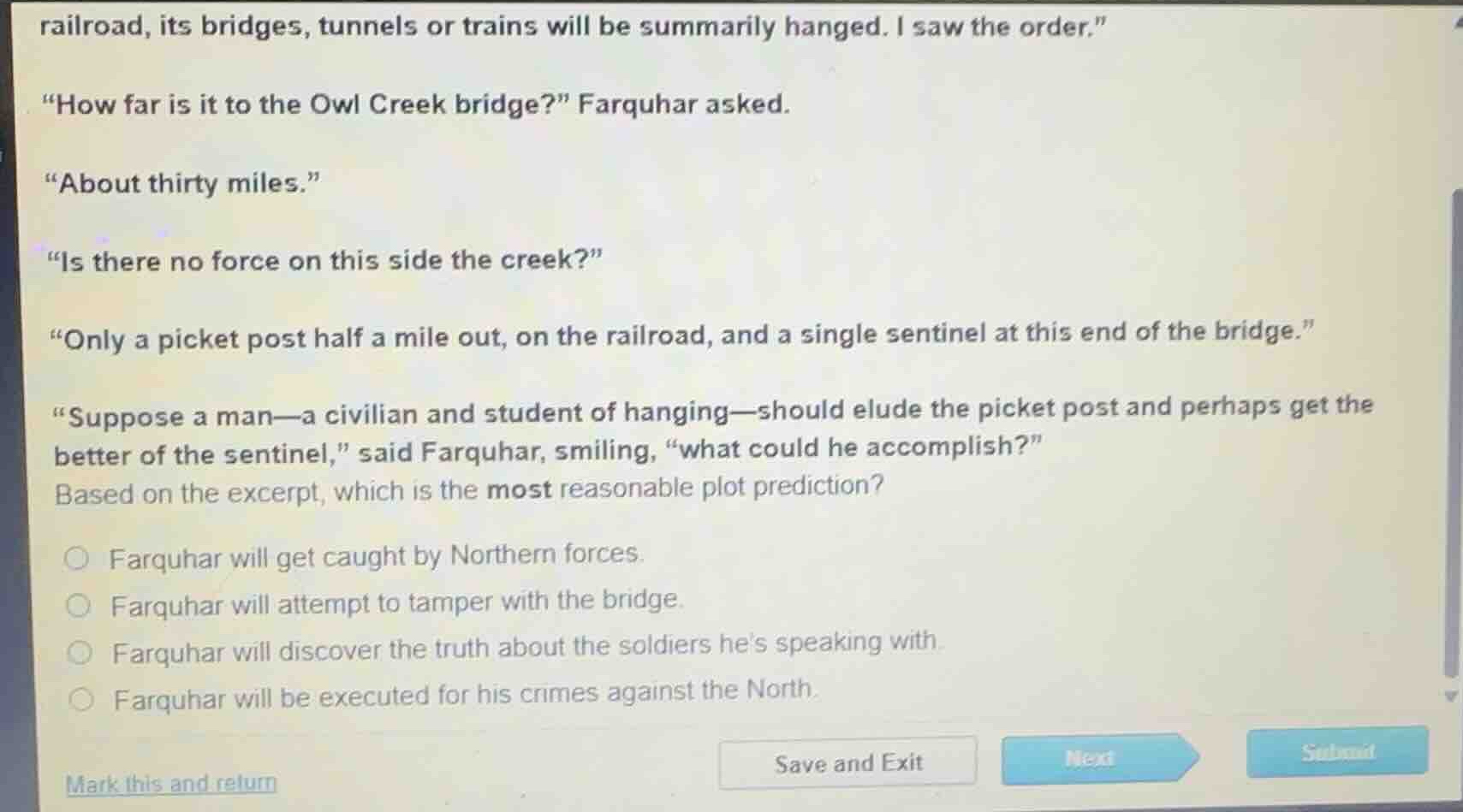 railroad, its bridges, tunnels or trains will be summarily hanged. i sa…