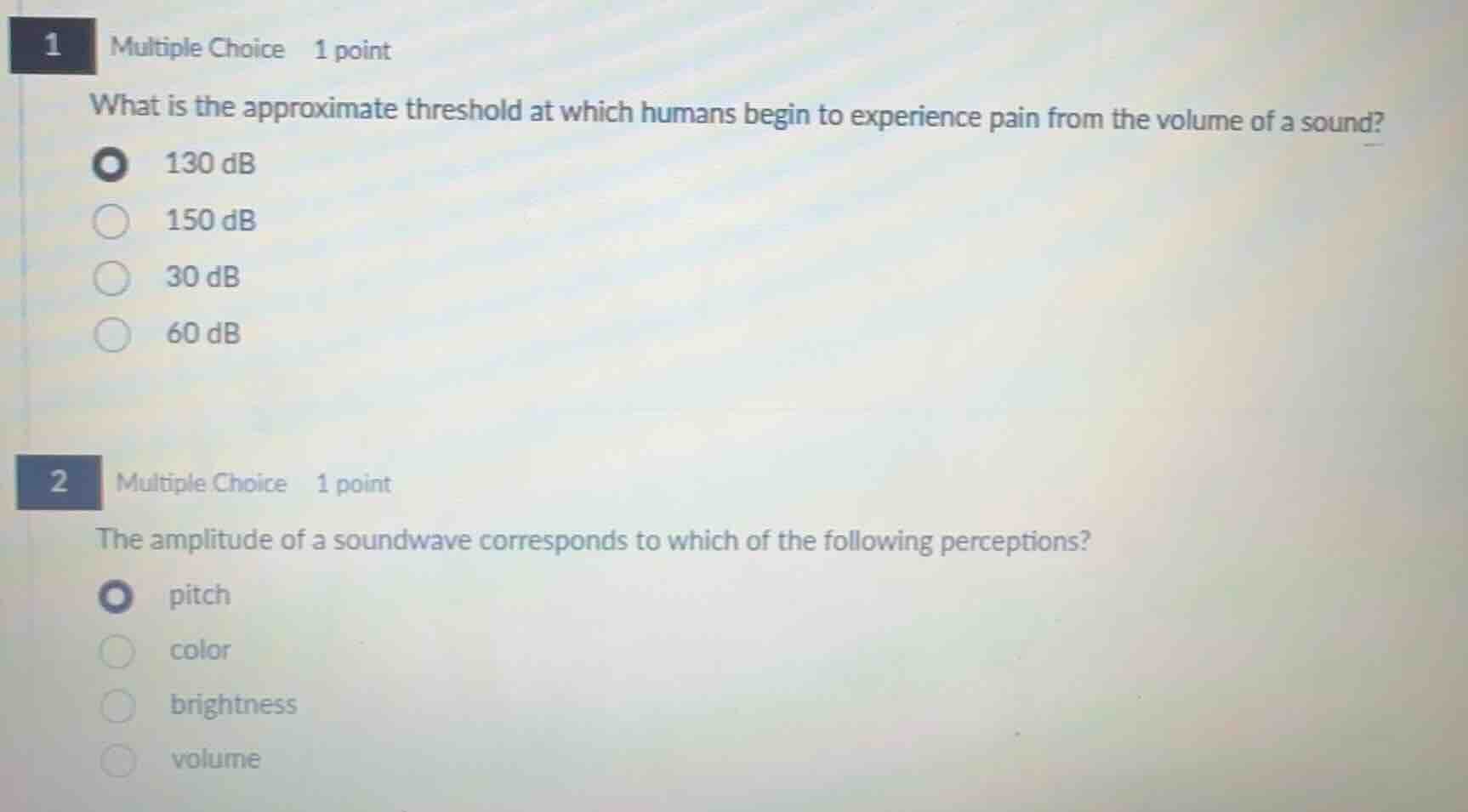 1 multiple choice 1 point what is the approximate threshold at which hu…