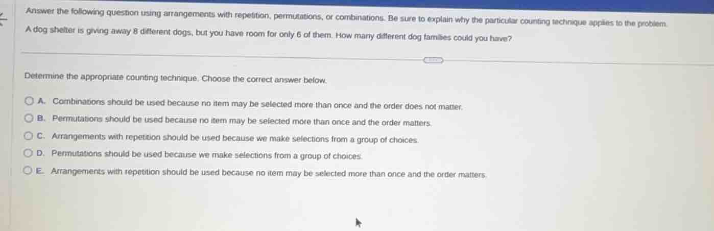answer the following question using arrangements with repetition, permu…