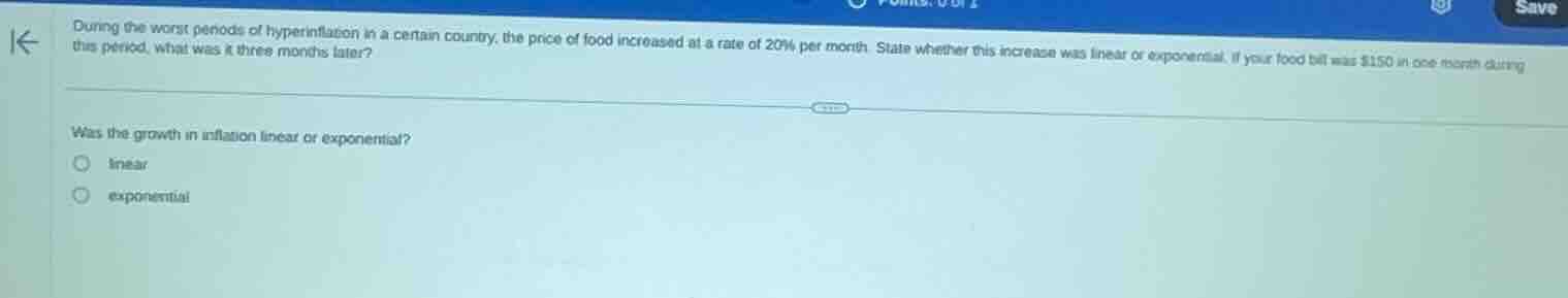 during the worst periods of hyperinflation in a certain country, the pr…