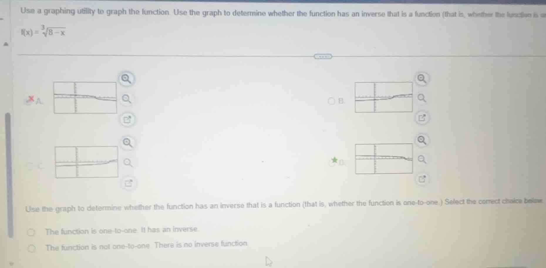 use a graphing utility to graph the function. use the graph to determin…