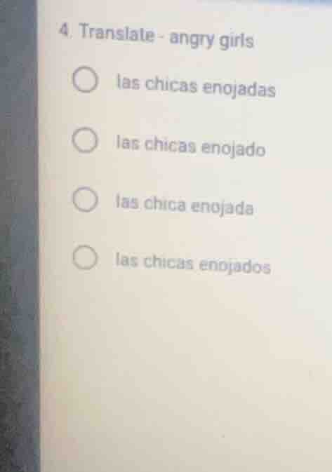 4. translate - angry girls las chicas enojadas las chicas enojado las c…