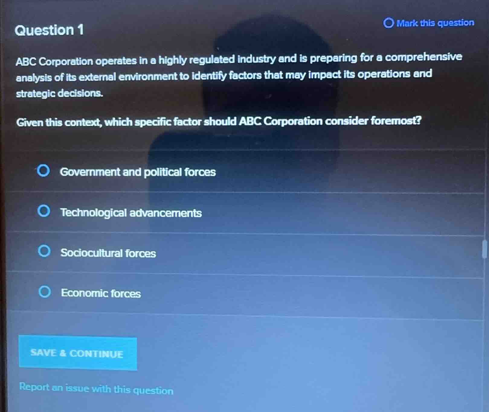 question 1 abc corporation operates in a highly regulated industry and …
