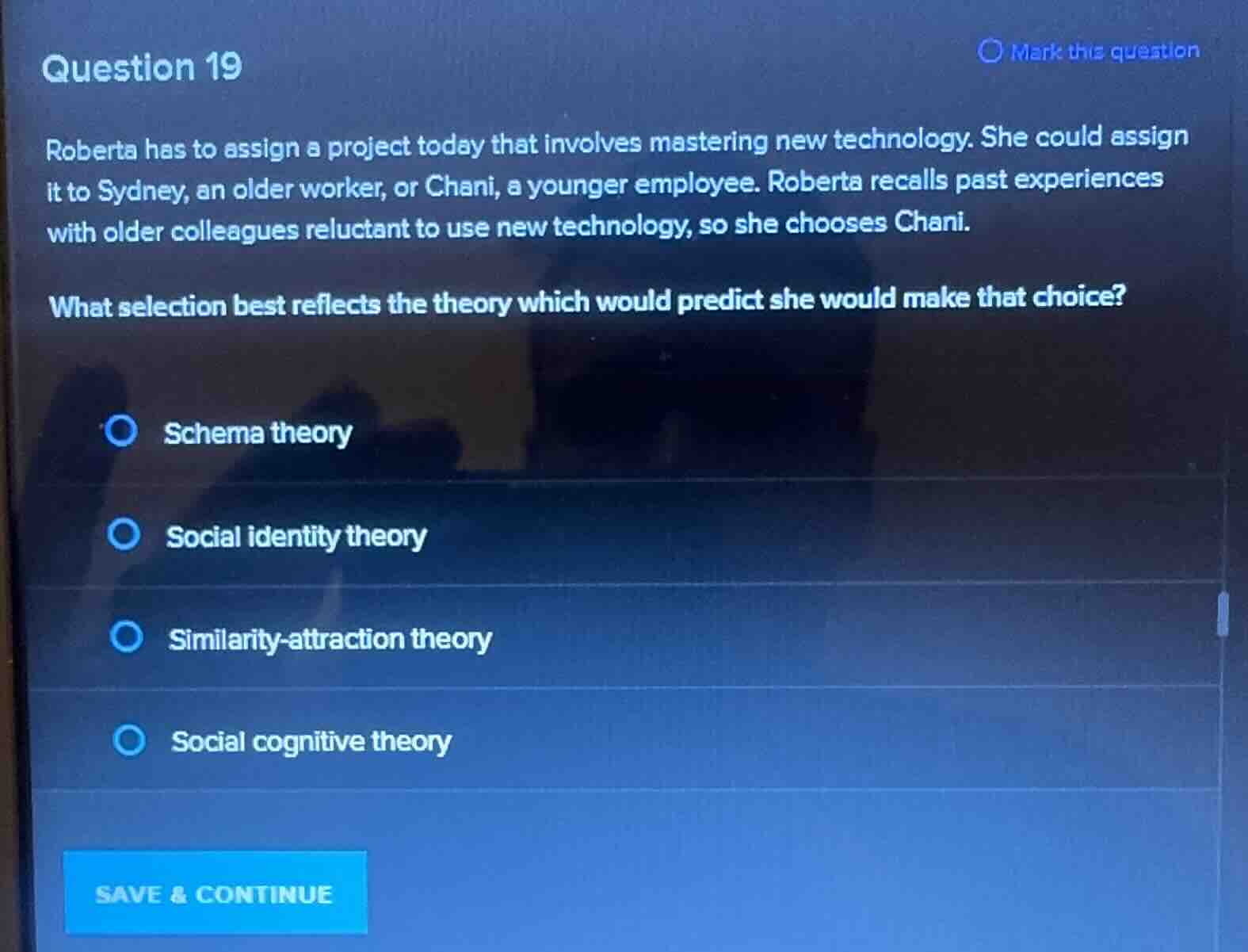 question 19 roberta has to assign a project today that involves masteri…
