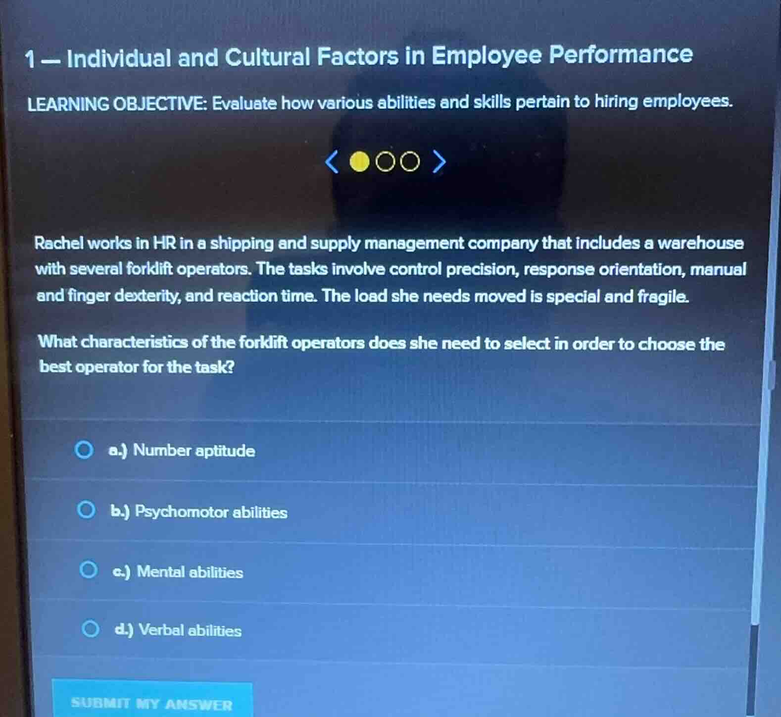 1 - individual and cultural factors in employee performance learning ob…