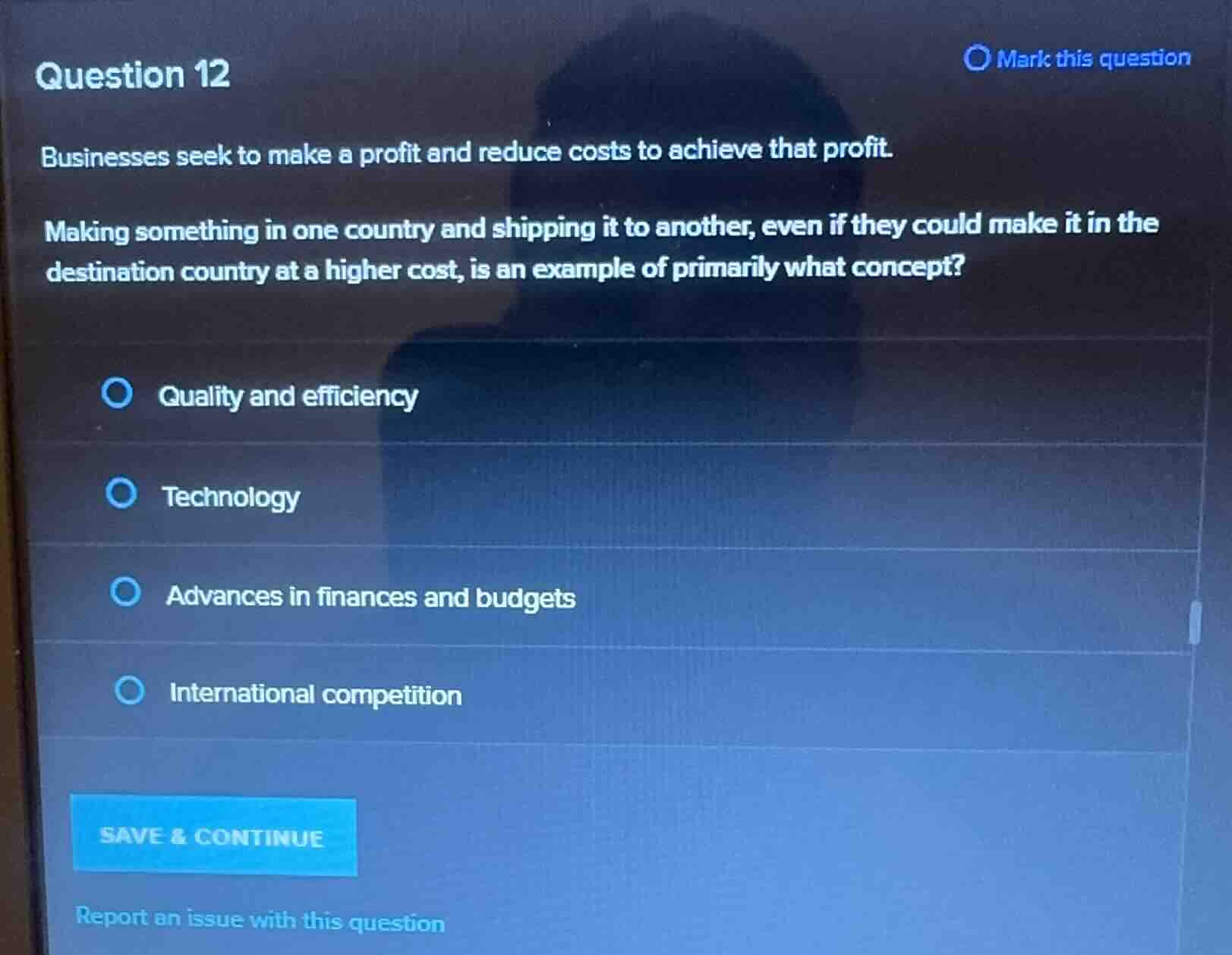 question 12 businesses seek to make a profit and reduce costs to achiev…