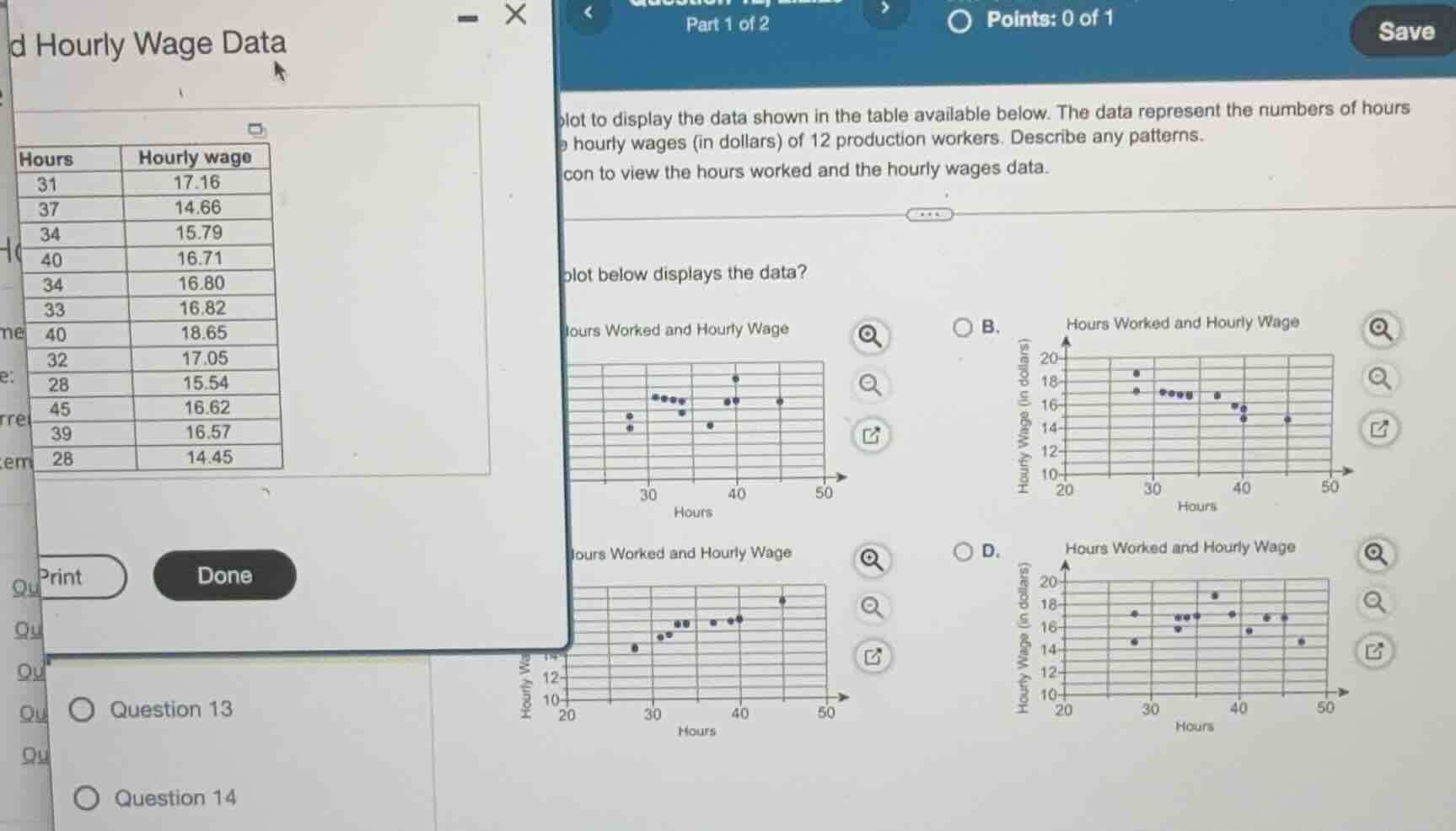 plot to display the data shown in the table available below. the data r…