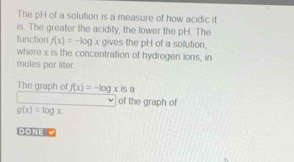 the ph of a solution is a measure of how acidic it is. the greater the …