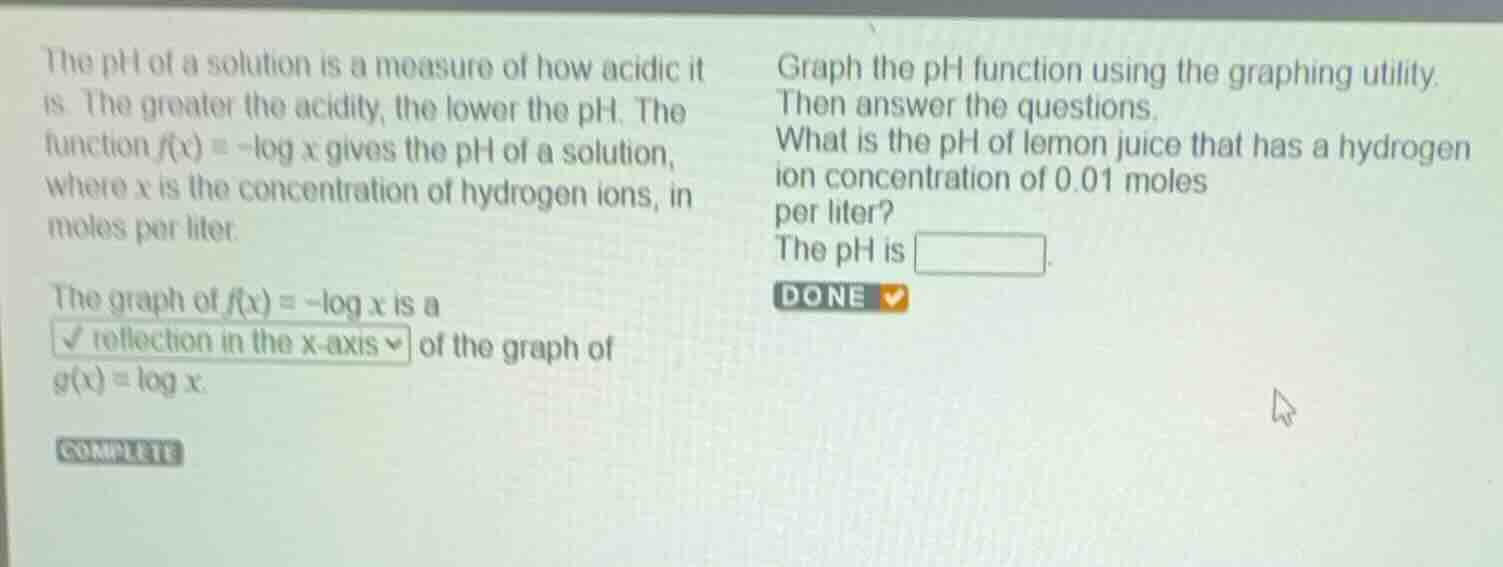 the ph of a solution is a measure of how acidic it is. the greater the …