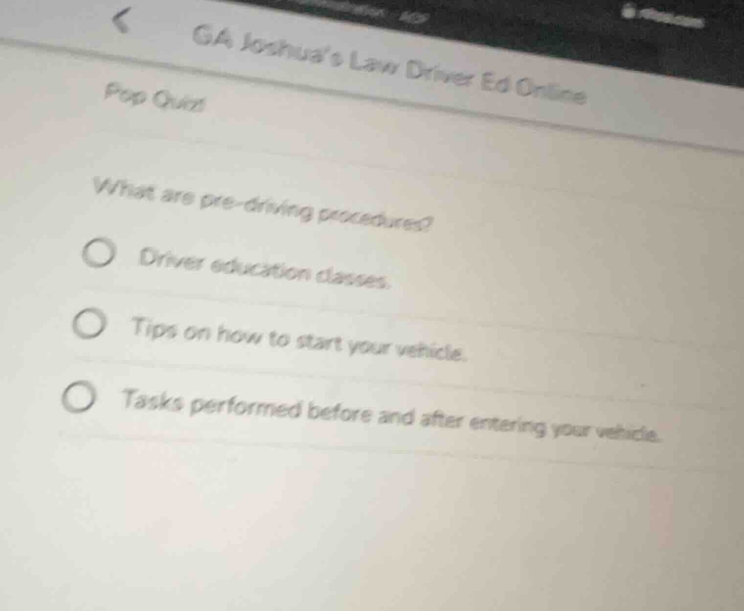 what are pre-driving procedures? driver education classes. tips on how …