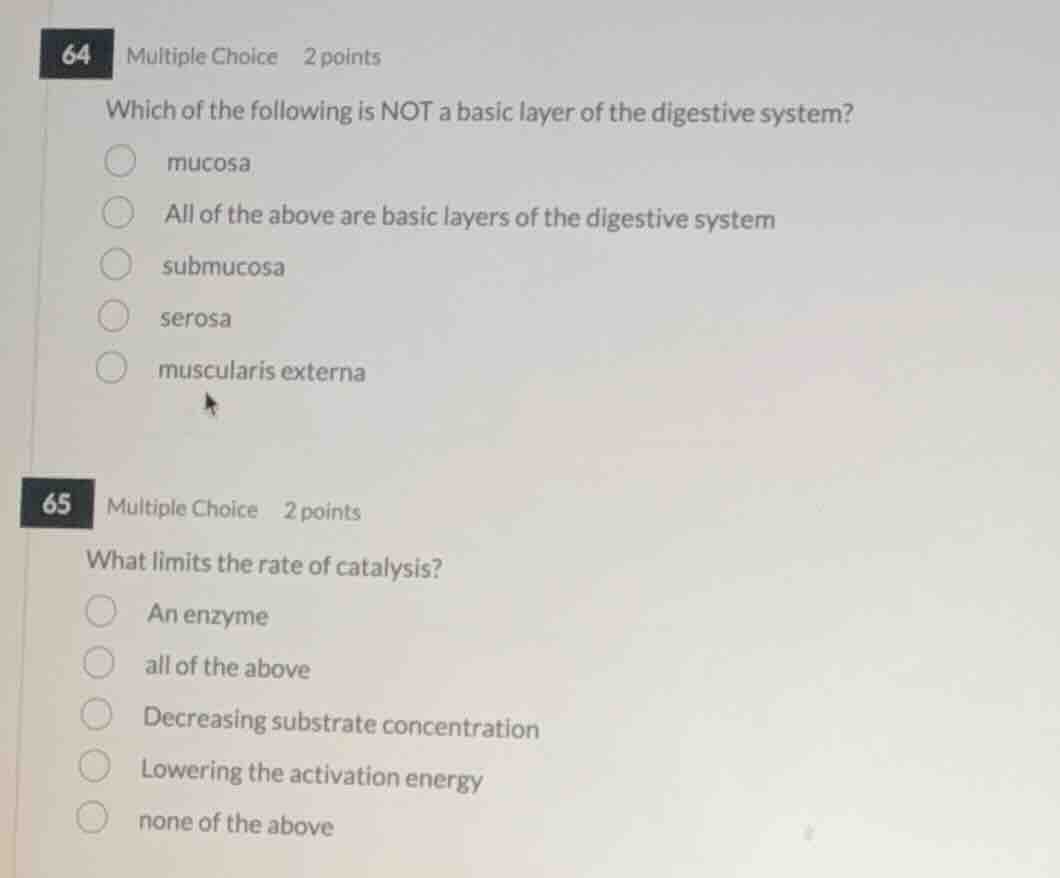 64 multiple choice 2 points which of the following is not a basic layer…