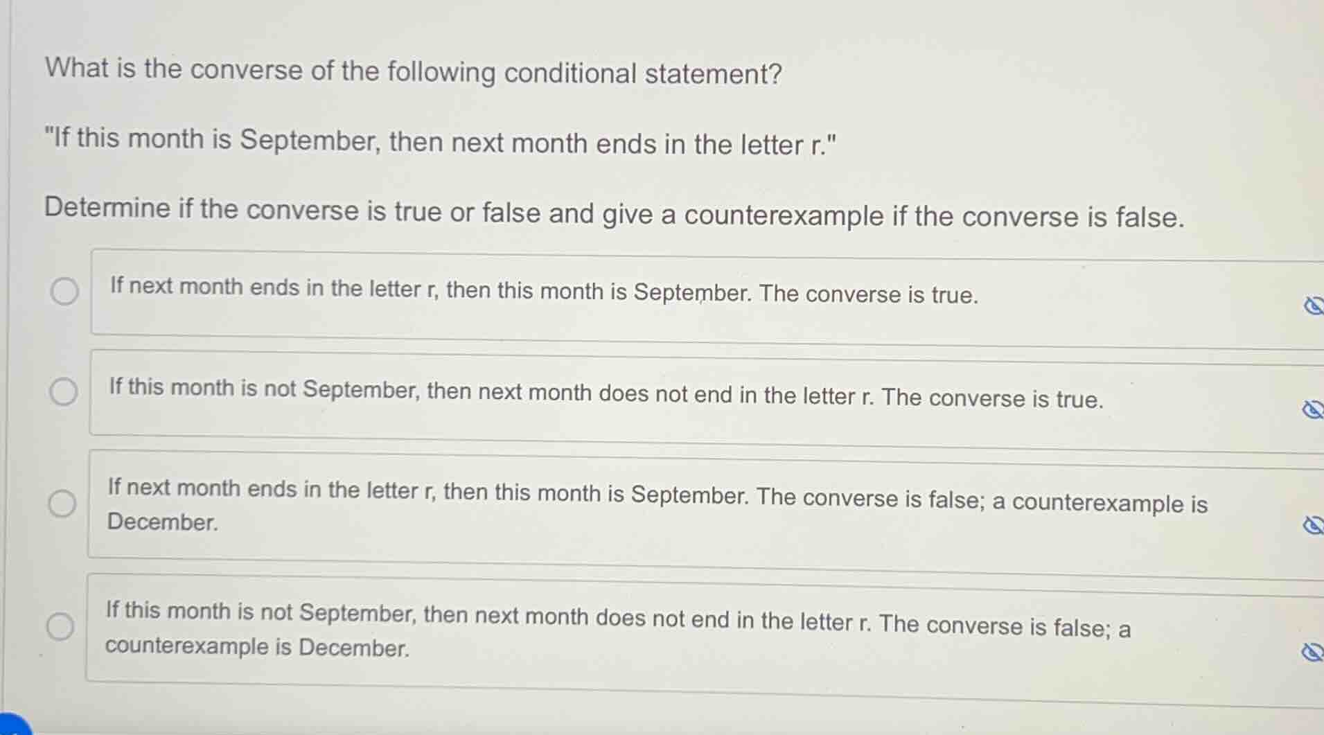 what is the converse of the following conditional statement? \if this m…