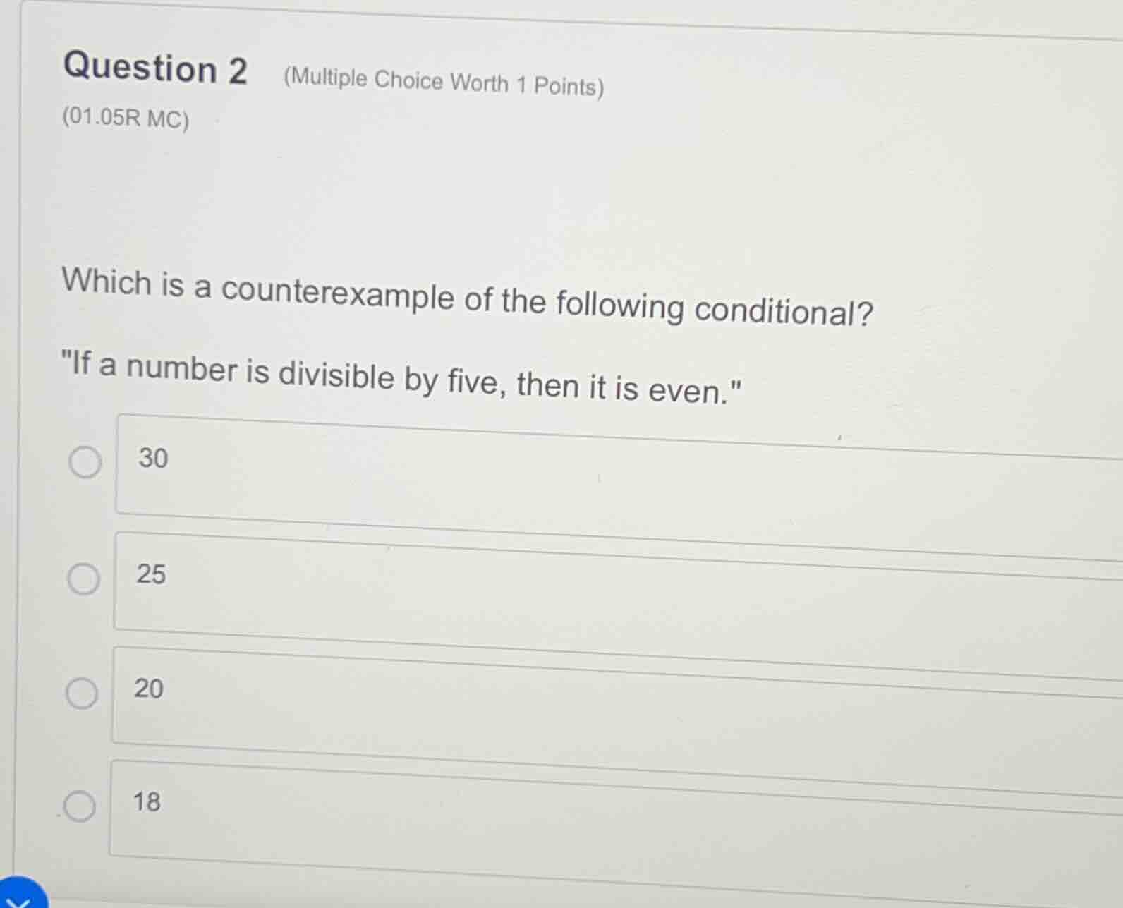question 2 (multiple choice worth 1 points) (01.05r mc) which is a coun…