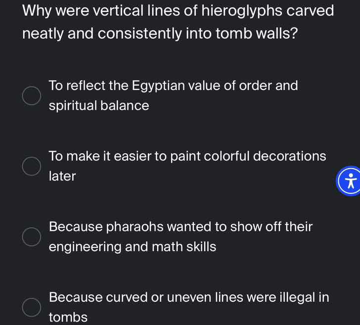 why were vertical lines of hieroglyphs carved neatly and consistently i…