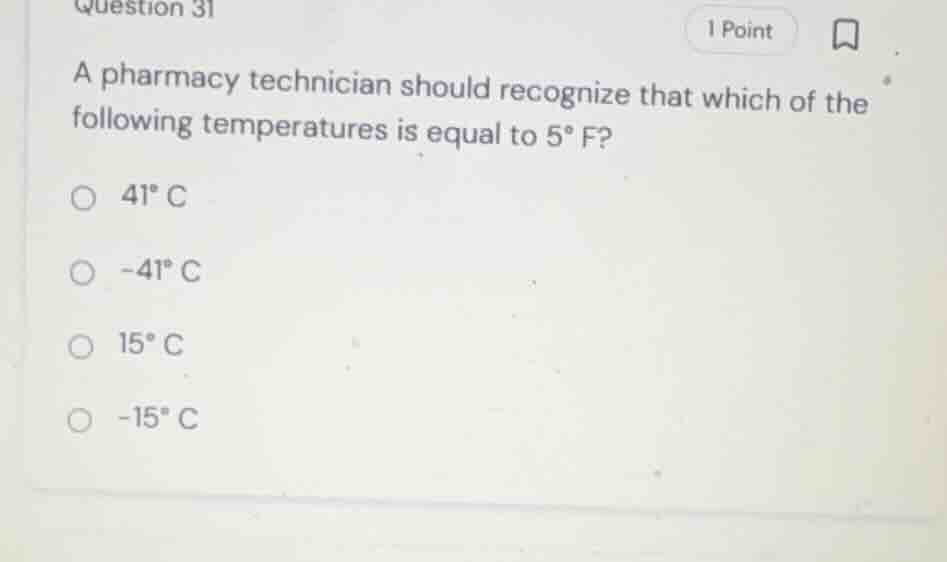 question 31 a pharmacy technician should recognize that which of the fo…