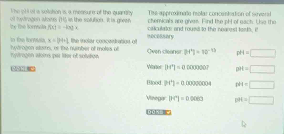the ph of a solution is a measure of the quantity of hydrogen atoms (h)…