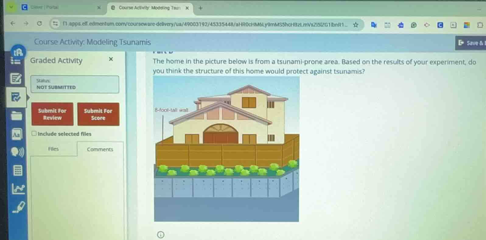 the home in the picture below is from a tsunami-prone area. based on th…
