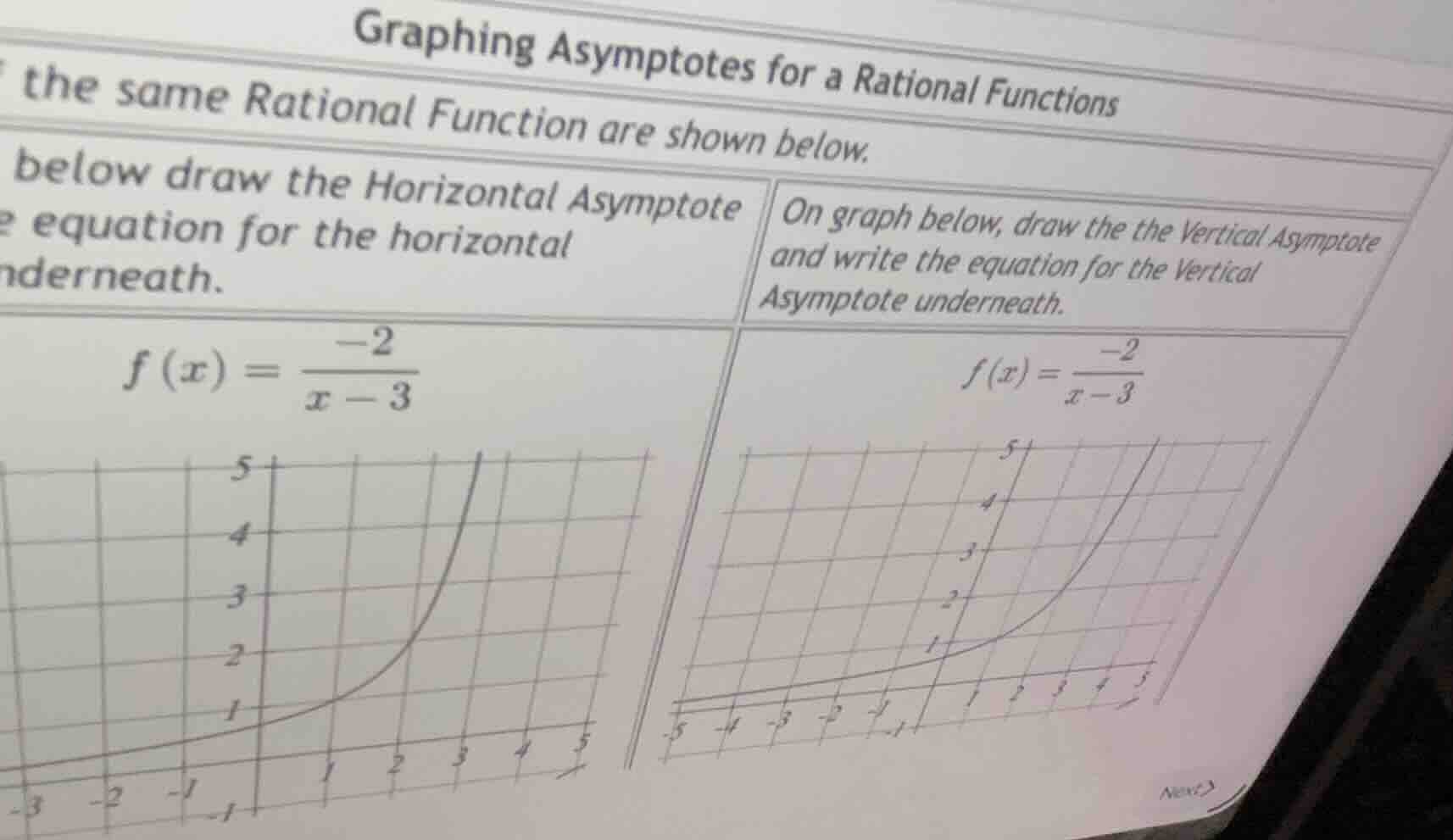 graphing asymptotes for a rational functions the same rational function…