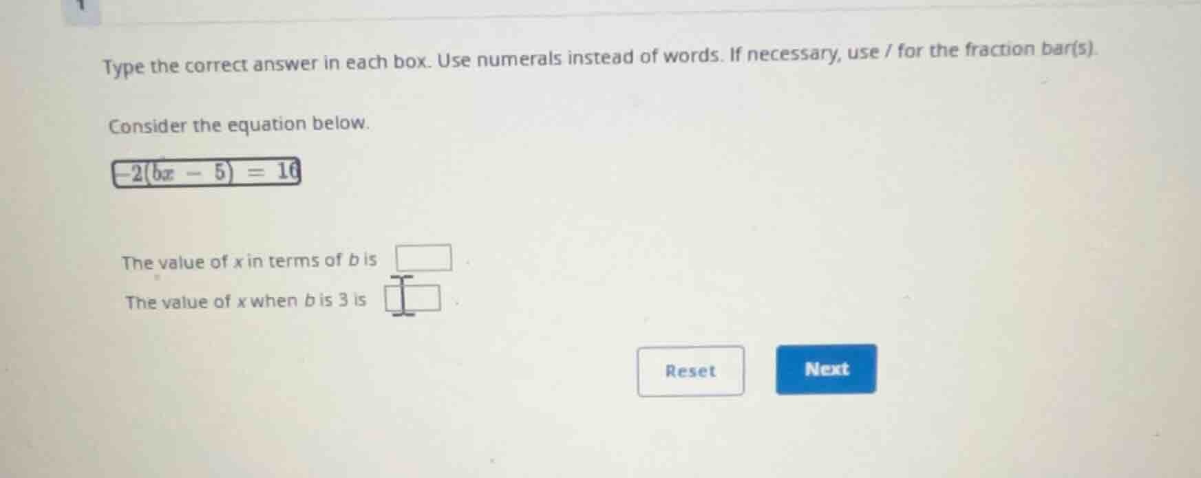 type the correct answer in each box. use numerals instead of words. if …
