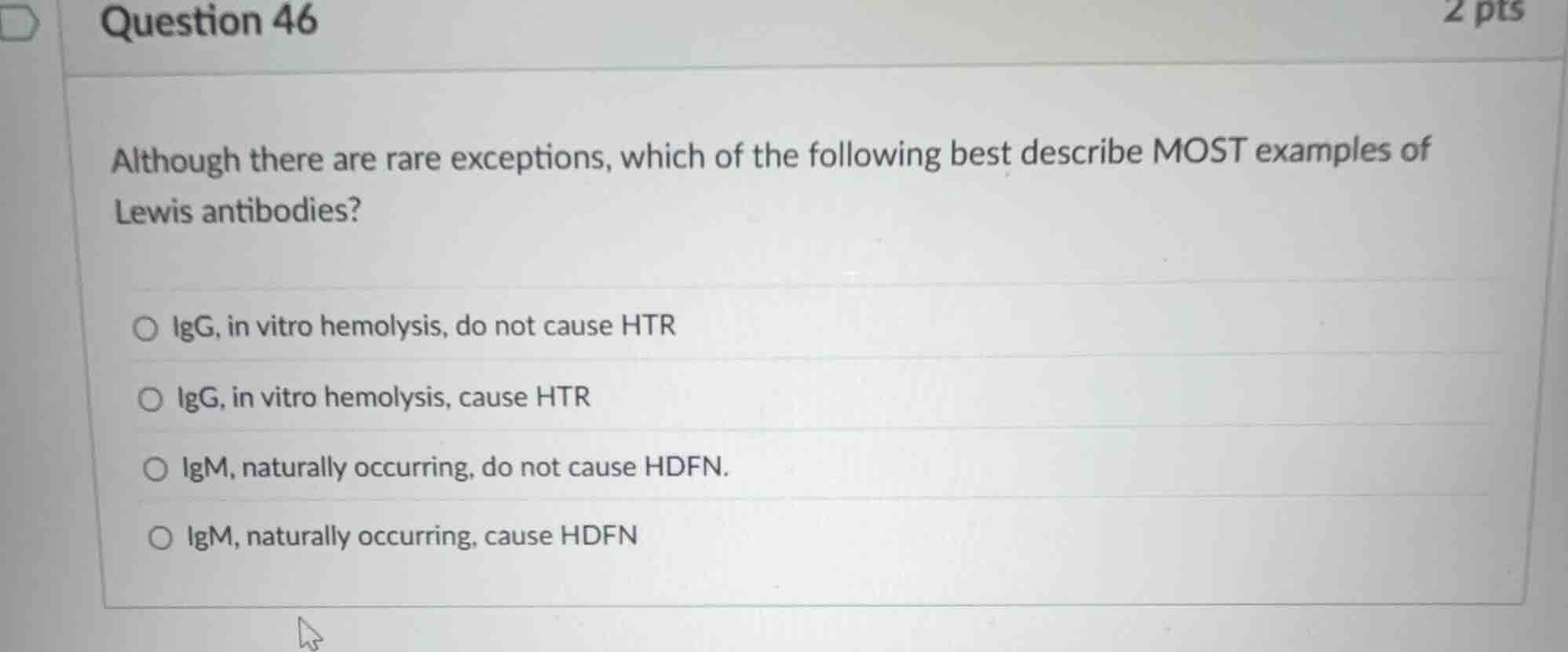question 46 although there are rare exceptions, which of the following …