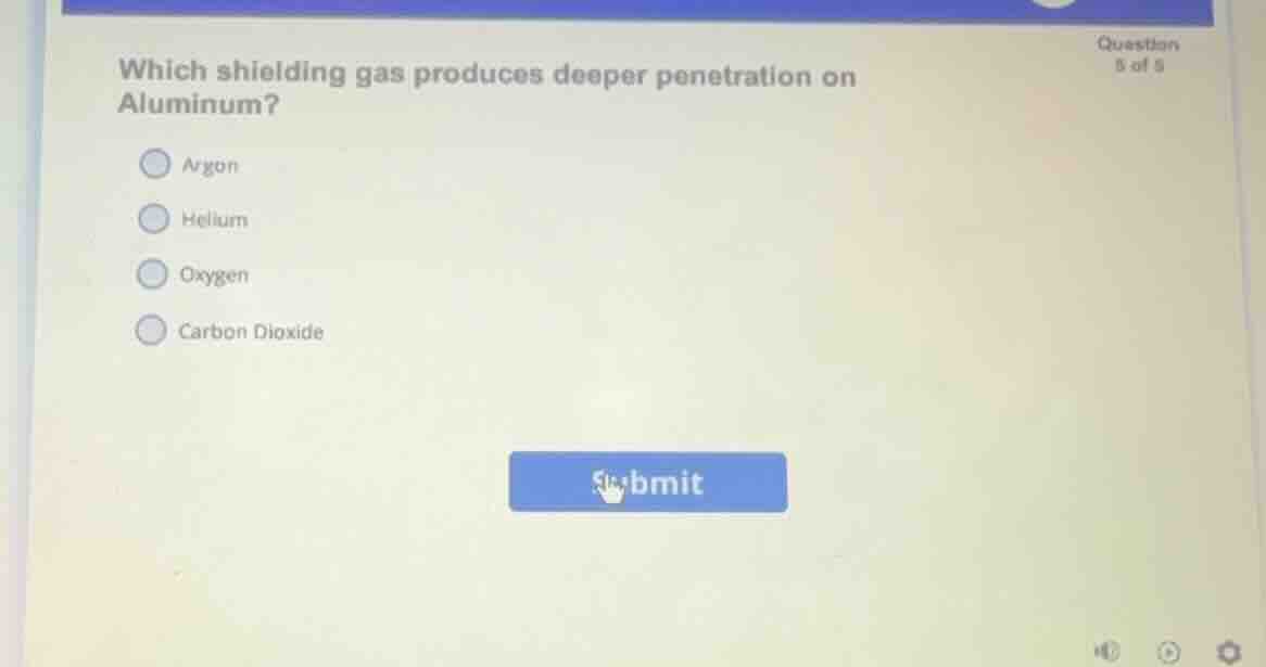 which shielding gas produces deeper penetration on aluminum? argon heli…