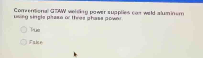 conventional gtaw welding power supplies can weld aluminum using single…