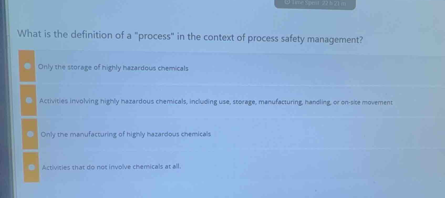 what is the definition of a \process\ in the context of process safety …