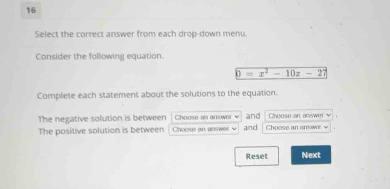 select the correct answer from each drop-down menu. consider the follow…